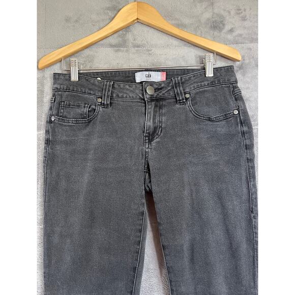 Cabi Jeans Womens Size 4 Grey Black Super Skinny Low Rise Stretch Denim 3044 - Picture 2 of 11